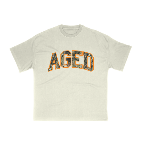 Camiseta Aged Archive "Logo Real Tree" Branco