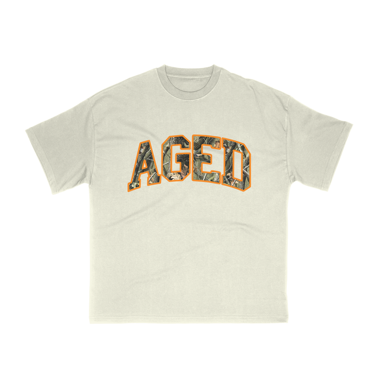 Camiseta Aged Archive "Logo Real Tree" Branco