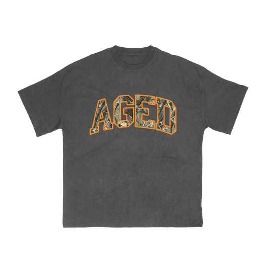 Camiseta Aged Archive "Logo Real Tree" Cinza 2400