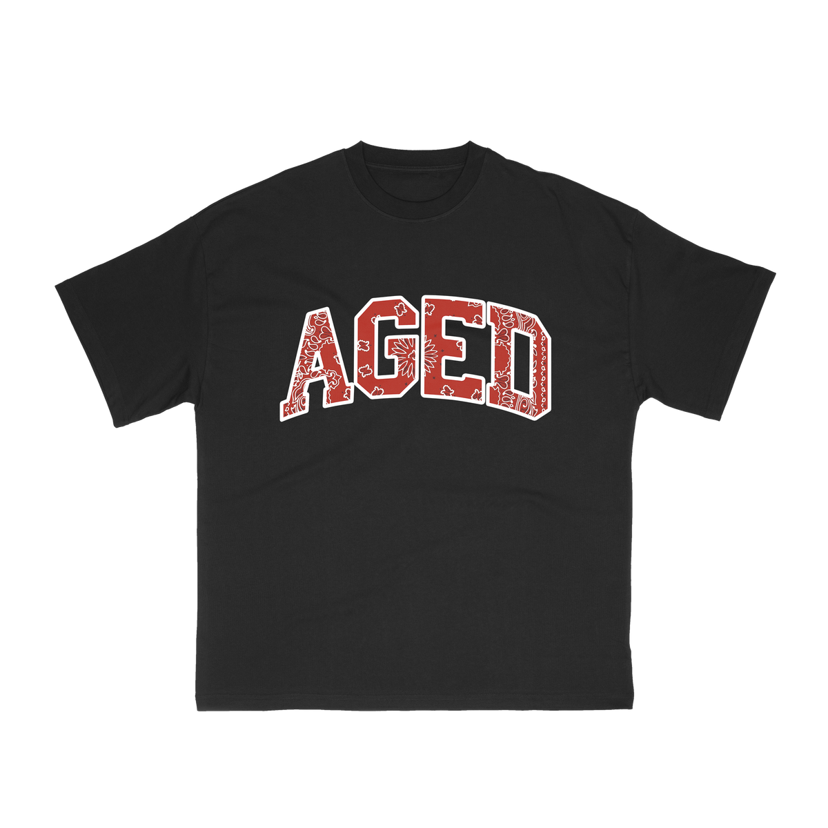 Camiseta Aged Archive "Logo Bandana" Preto