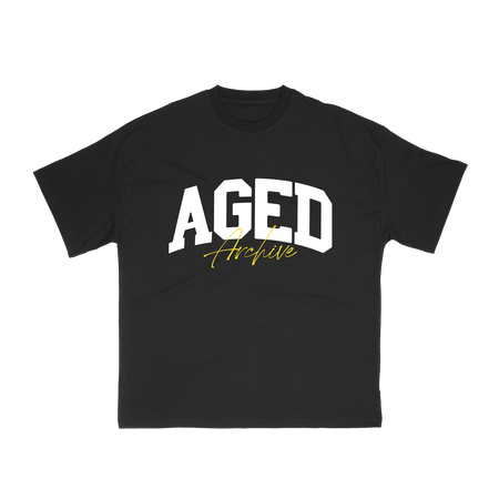 Camiseta Aged Archive "Logo" Preto