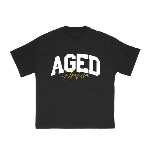 Camiseta Aged Archive "Signature" Preto