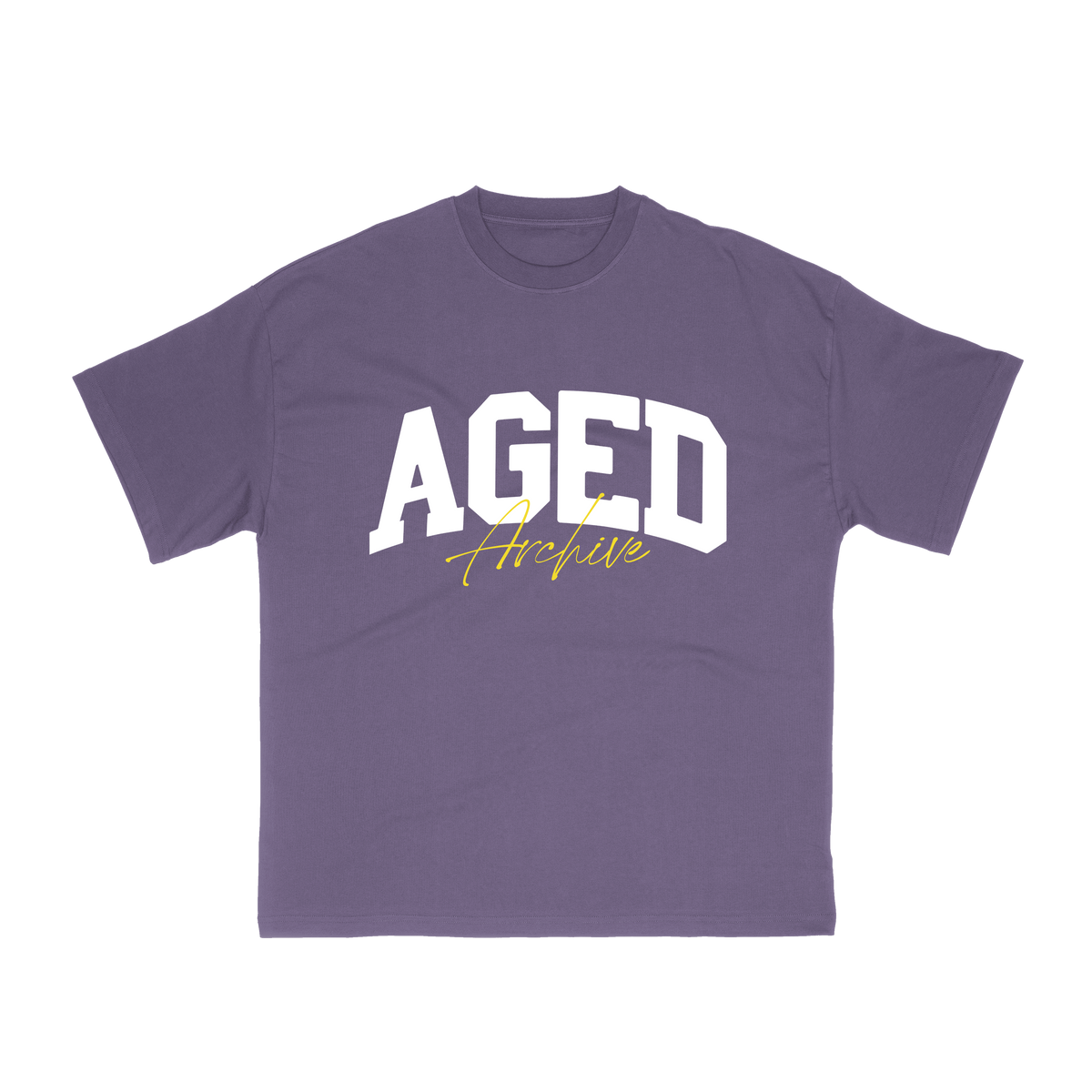 Camiseta Aged Archive "Signature" Lilás