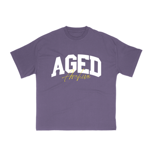 Camiseta Aged Archive "Signature" Lilás