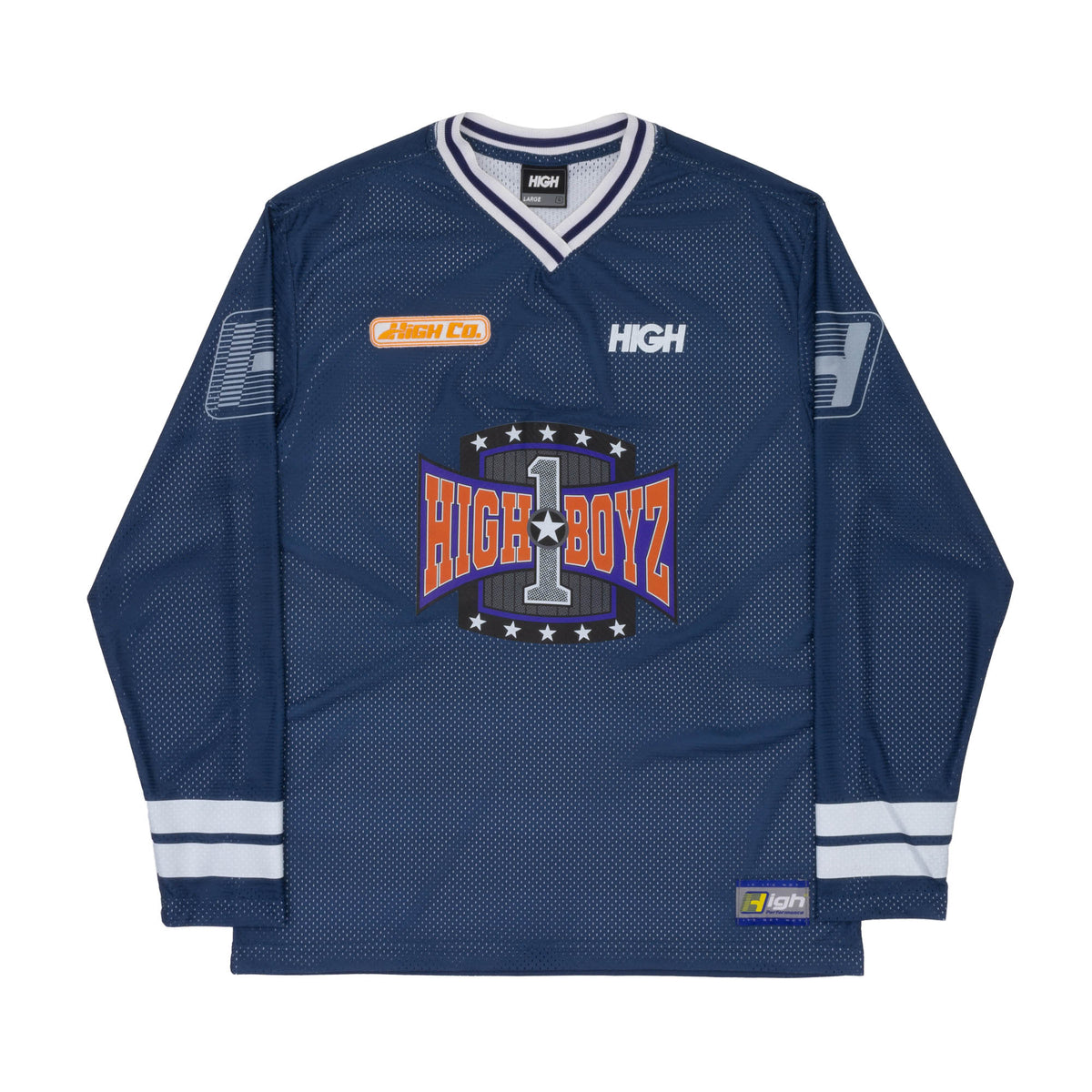 Jersey Longsleeve High "Champion" Azul