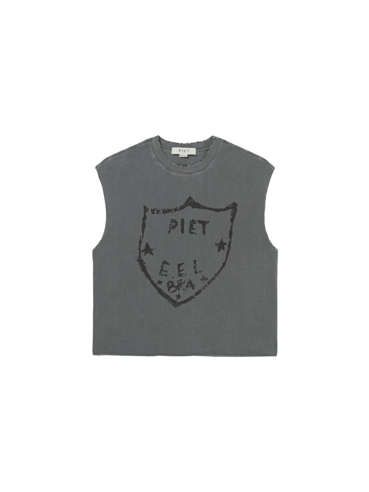 Tank Top Piet "Emblem Raw Edge Oversized" Estonado
