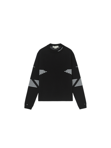 Longsleeve Piet "Fitted Sport Sweater" Preto