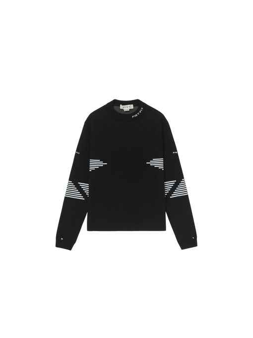 Longsleeve Piet "Fitted Sport Sweater" Preto