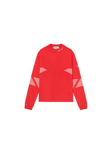 Longsleeve Pìet "Fitted Sport Sweater" Vermelho