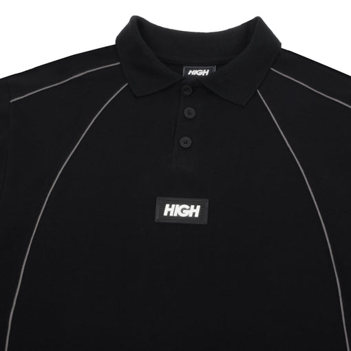 Camisa Polo High "Attic Black Grey" Preto