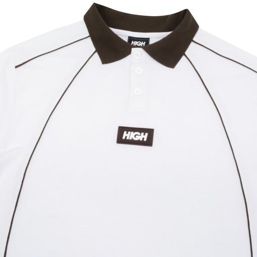 Camisa Polo High "Attic White Brown" Branco