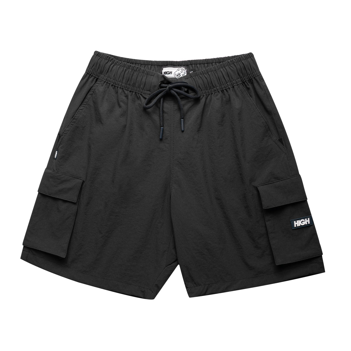 Shorts High "Cargo Ripstop" Preto