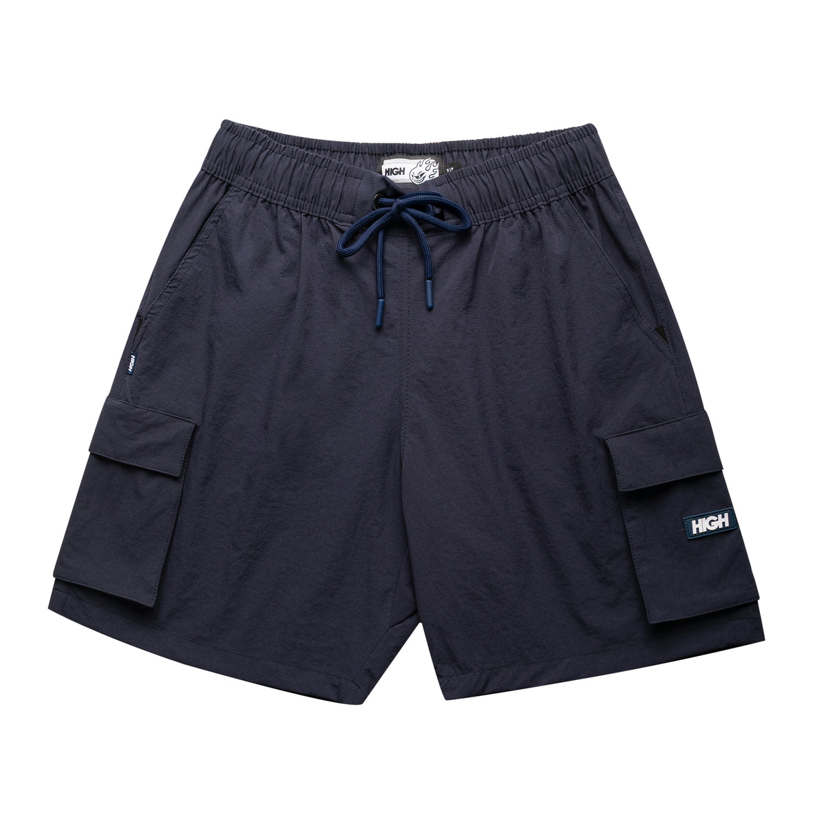 Shorts High "Ripstop Cargo" Azul Marinho