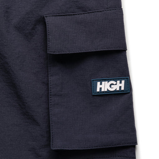 Shorts High "Ripstop Cargo" Azul Marinho