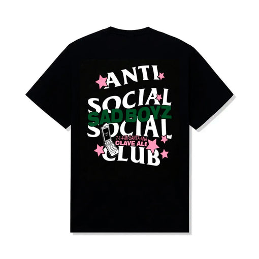 Camiseta ASSC Anti Social Social Club x Sadboyz "Clavi Ali" Preto