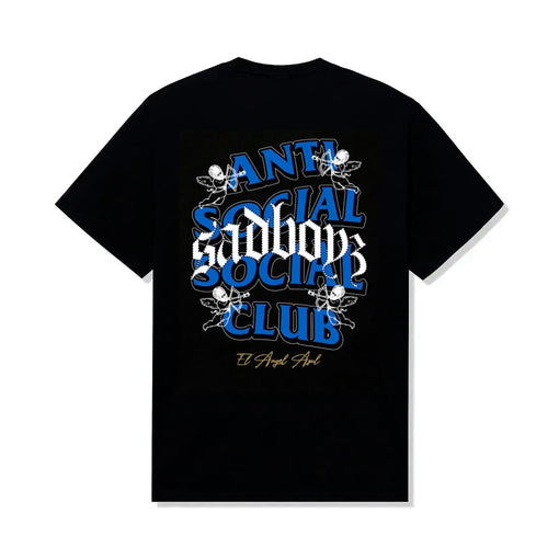 Camiseta ASSC Anti Social Social Club x Sadboyz "El Azul" Preto