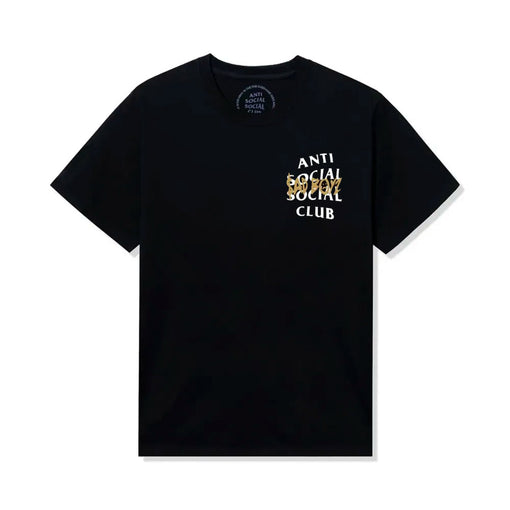 Camiseta ASSC Anti Social Social Club x Sadboyz "Gold" Preto