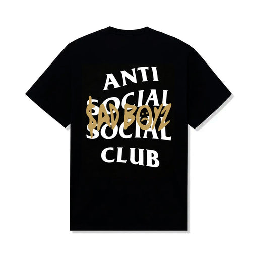 Camiseta ASSC Anti Social Social Club x Sadboyz "Gold" Preto