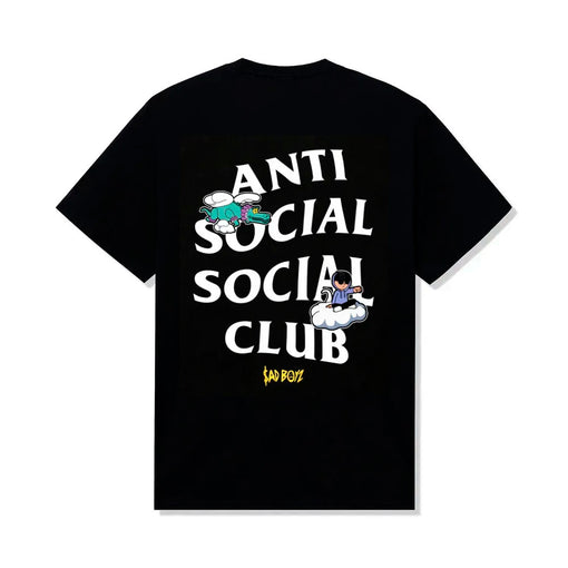 Camiseta ASSC Anti Social Social Club x Sadboyz "Musica" Preto