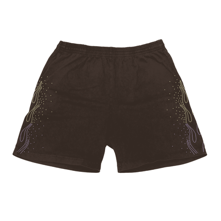 Shorts 1of1 Exclusiviist "Los Angeles" Marrom
