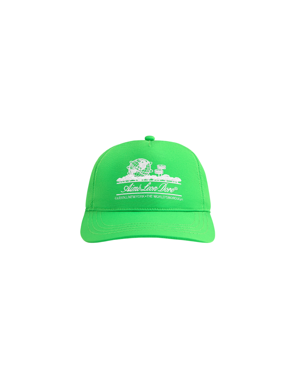 Boné Aime Leon Dore Nylon Unisphere Verde Neon