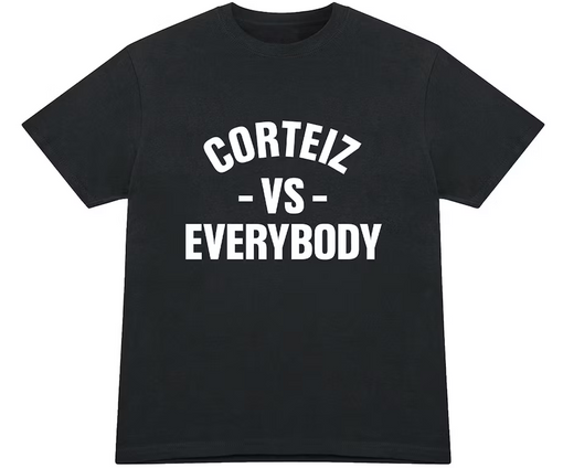 Camiseta Corteiz "Corteiz Vs Tee" Preto