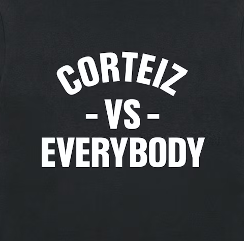 Camiseta Corteiz "Corteiz Vs Tee" Preto