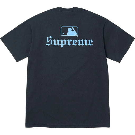 Camiseta Supreme x MLB Teams New York Yankess FW25 "Navy" Azul Marinho