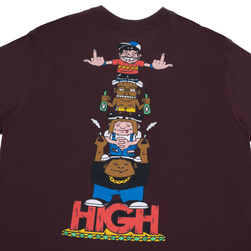 Camiseta High "Totem" Marrom