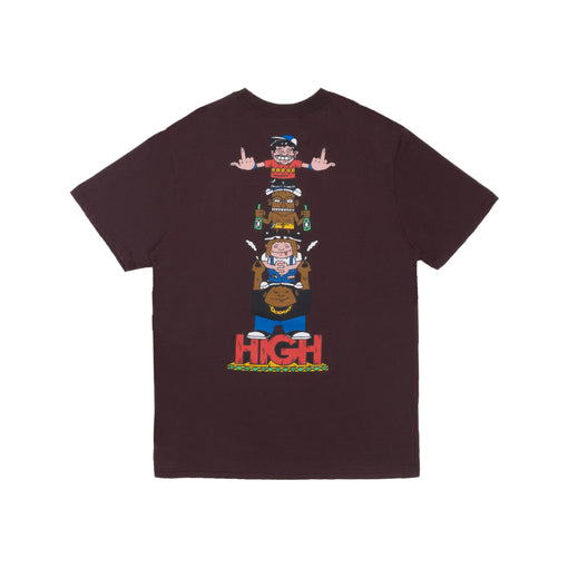 Camiseta High "Totem" Marrom