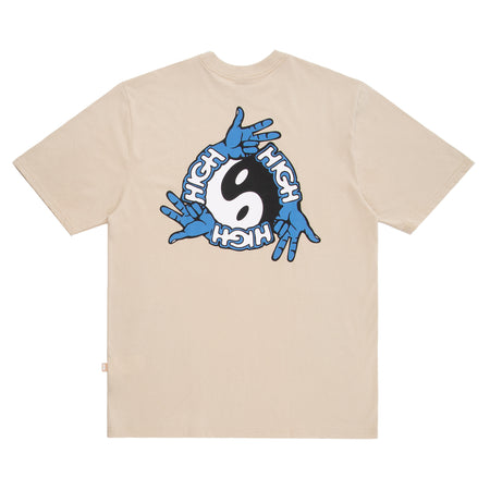 Camiseta High "Balance" Bege