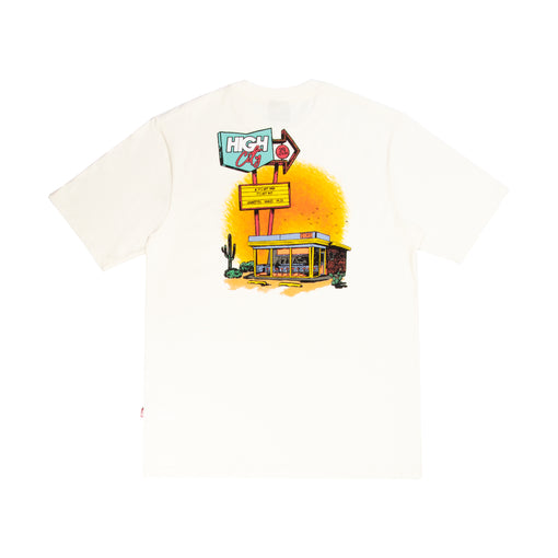 Camiseta High "Cafeteria" Branco
