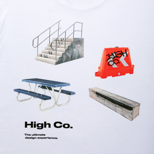 Camiseta High "Furniture" Branco