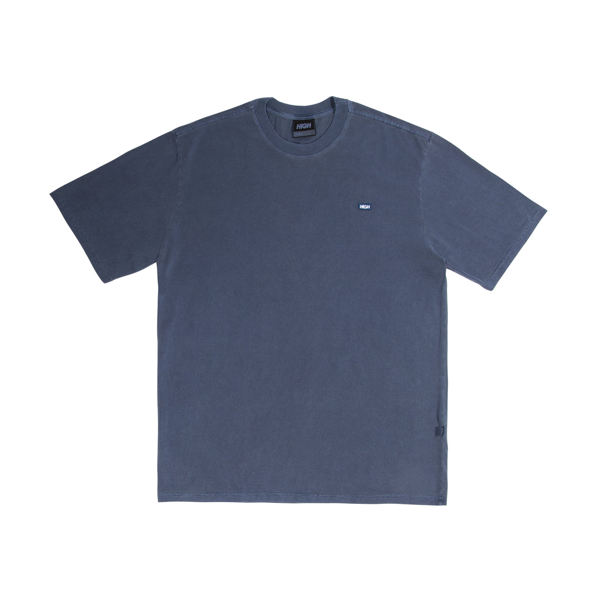 Camiseta High "Logo Line" Azul Estonado