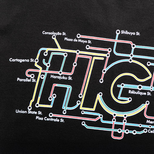 Camiseta High "Metro" Preto