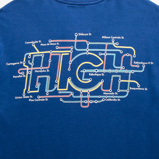 Camiseta High "Metro" Azul