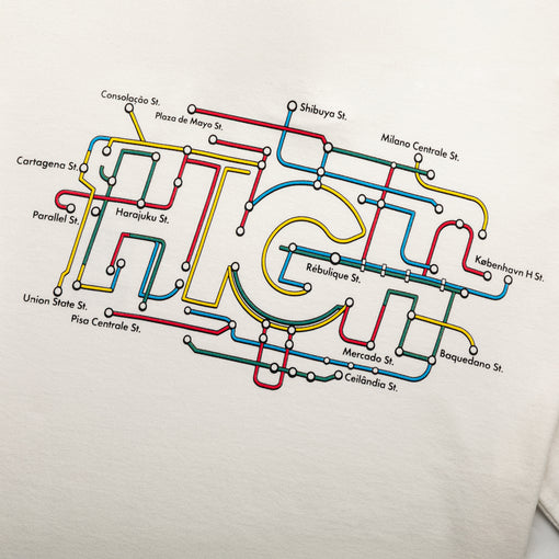 Camiseta High "Metro" Branco