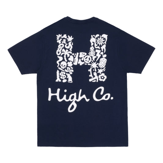 Camiseta High "Overall" Azul 4000