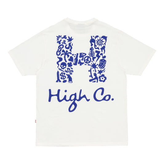 Camiseta High "Overall" Branco 4000