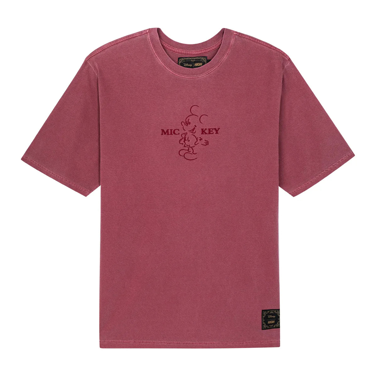 Camiseta High x Disney Silhouette "Burgundy" Bordô