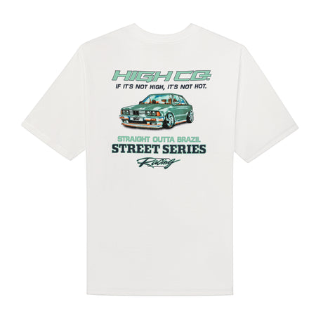 Camiseta High Street Racing "White" Branco