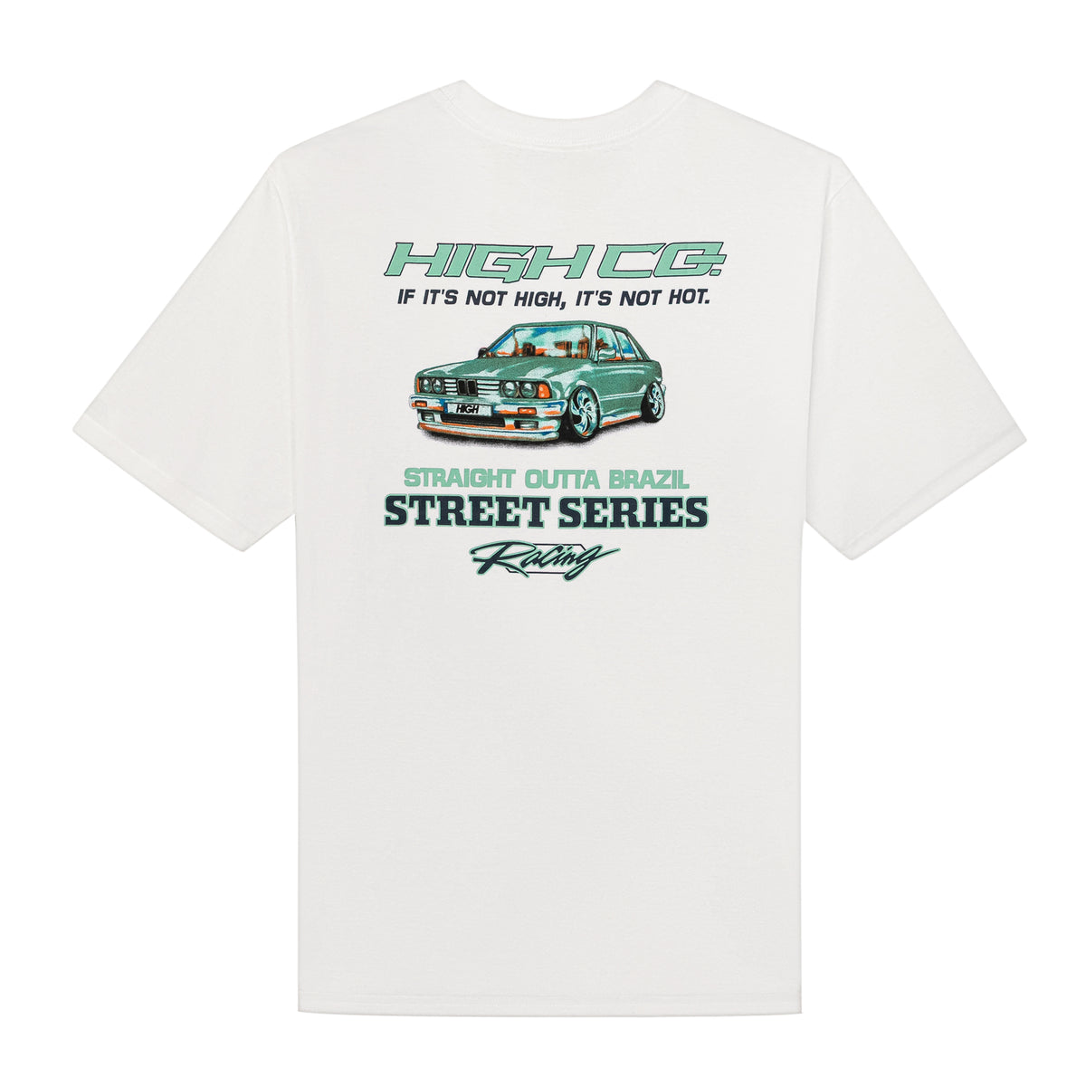 Camiseta High Street Racing "White" Branco