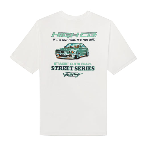 Camiseta High Street Racing "White" Branco