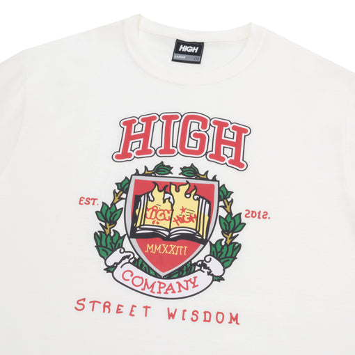 Camiseta High "University" Branco