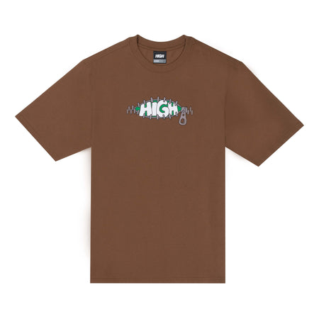 Camiseta High "Zipper" Marrom