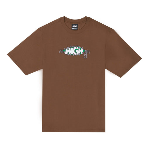 Camiseta High "Zipper" Marrom