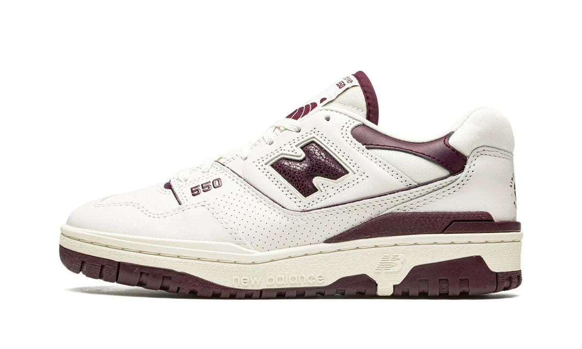 Tênis New Balance 550 x Aimé Leon Dore "Purple" Branco/Vinho