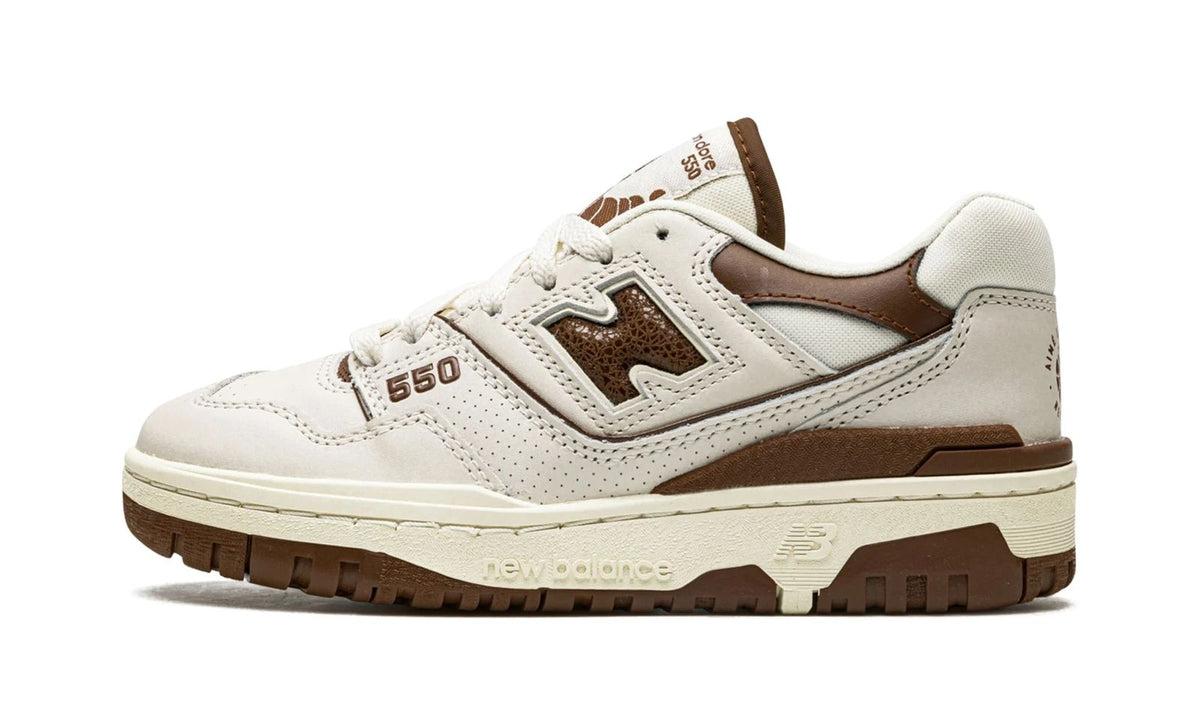 Tênis New Balance 550 x Aimé Leon Dore "Brown" Branco/Marrom