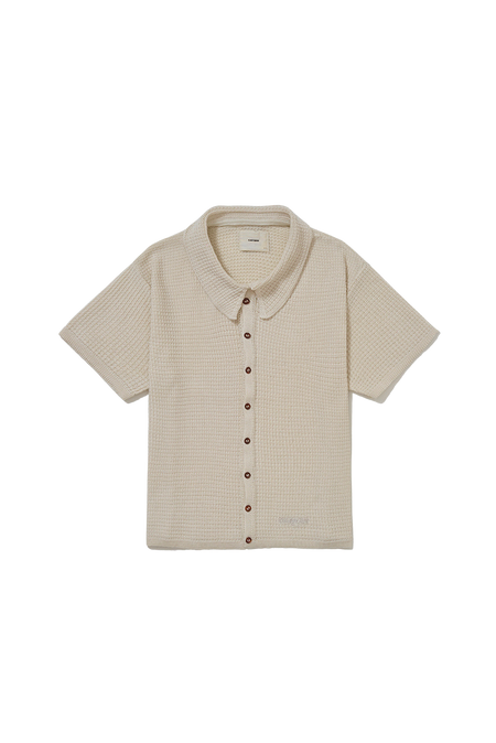 Camisa Tricot Carnan "Tricot Waffle" Off White