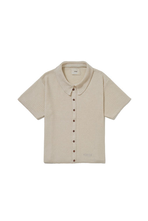 Camisa Tricot Carnan "Tricot Waffle" Off White